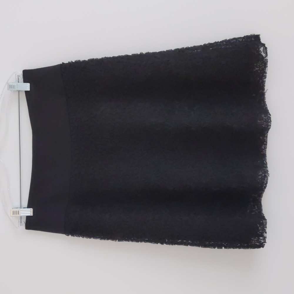 An Taylor Black Lace Skirt
